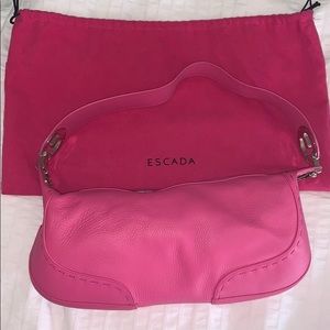 NEW Escada Hot Pink Leather Purse
